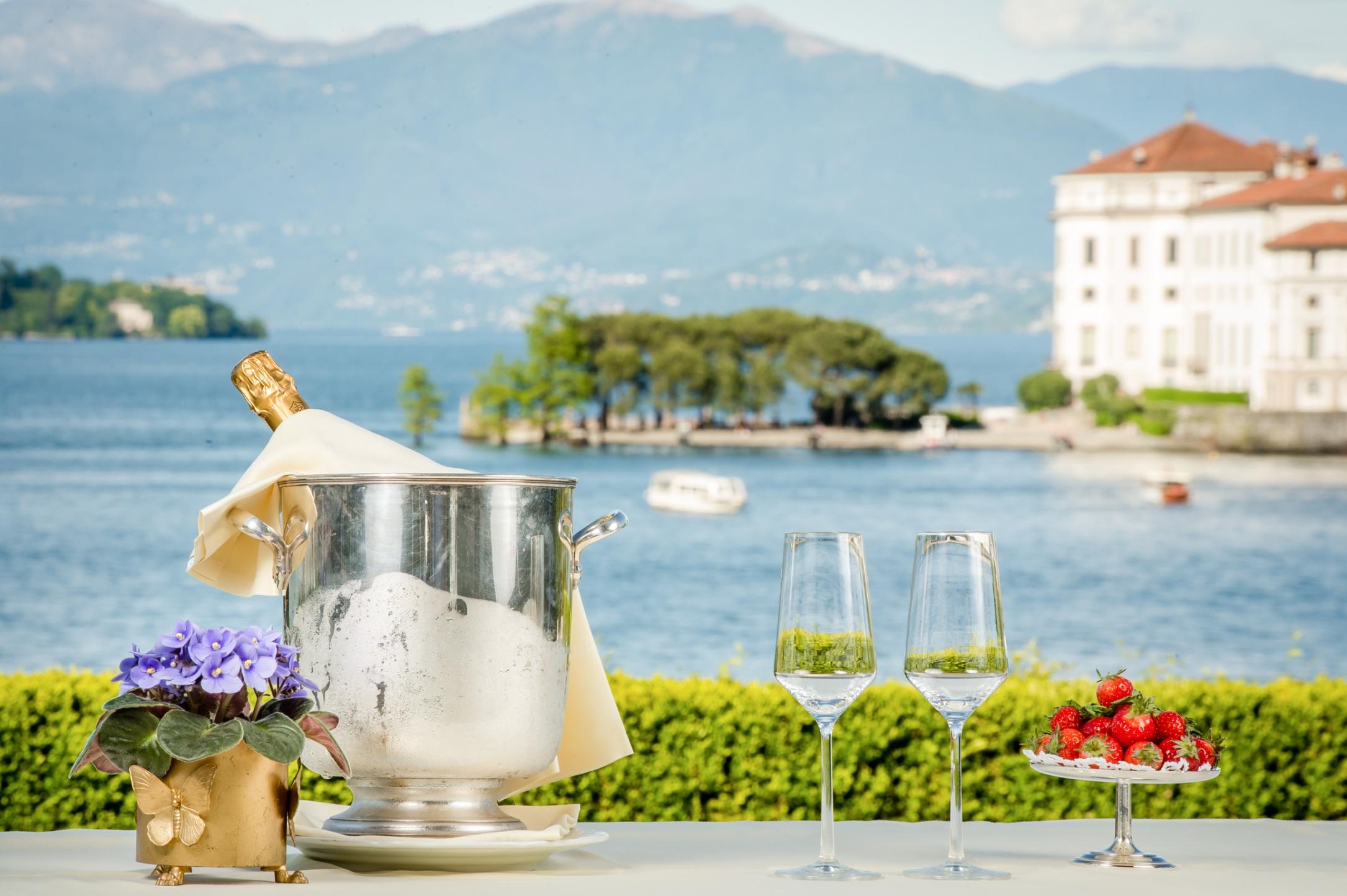 Hotel Villa E Palazzo Aminta Stresa Bagian luar foto