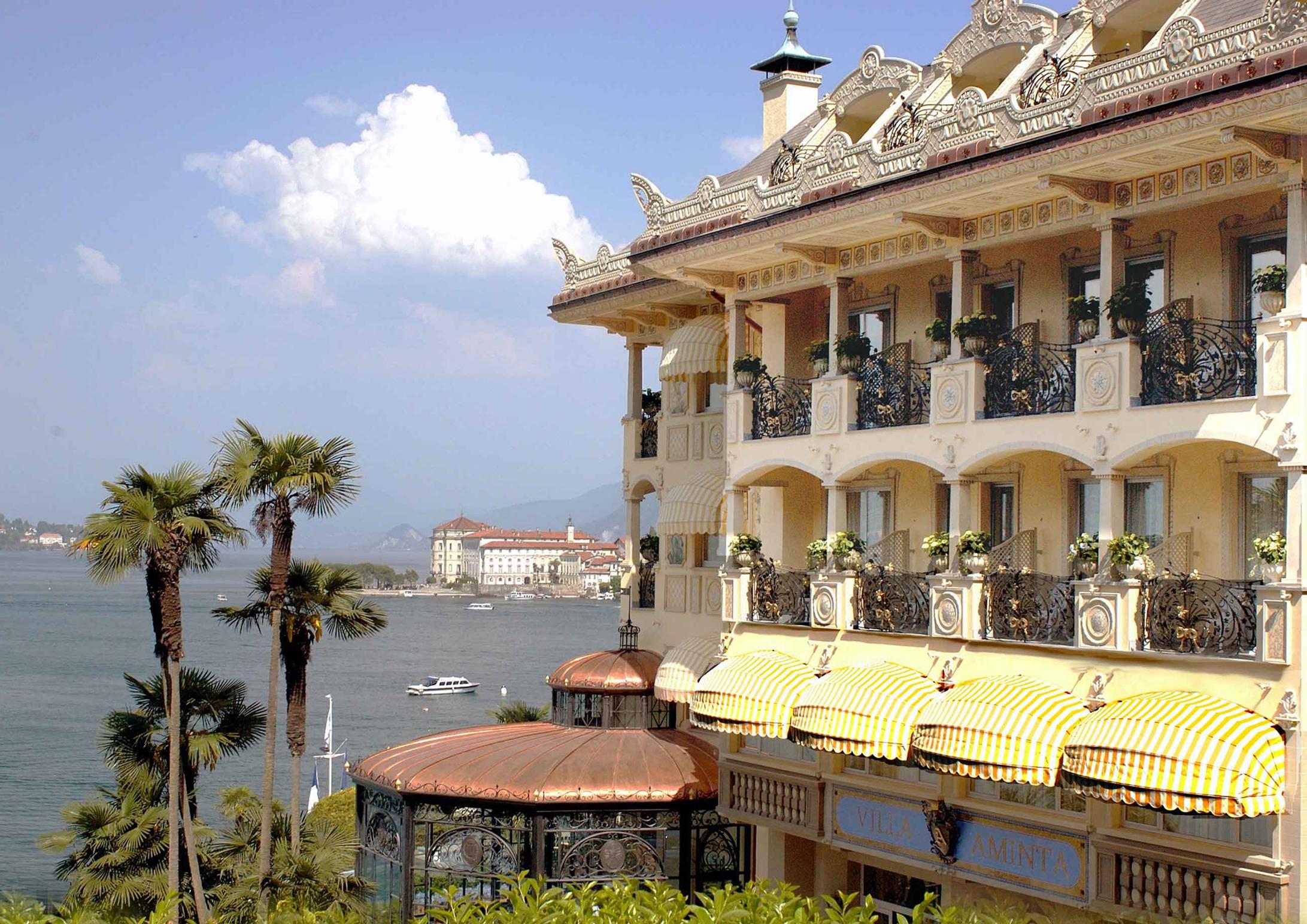 Hotel Villa E Palazzo Aminta Stresa Bagian luar foto