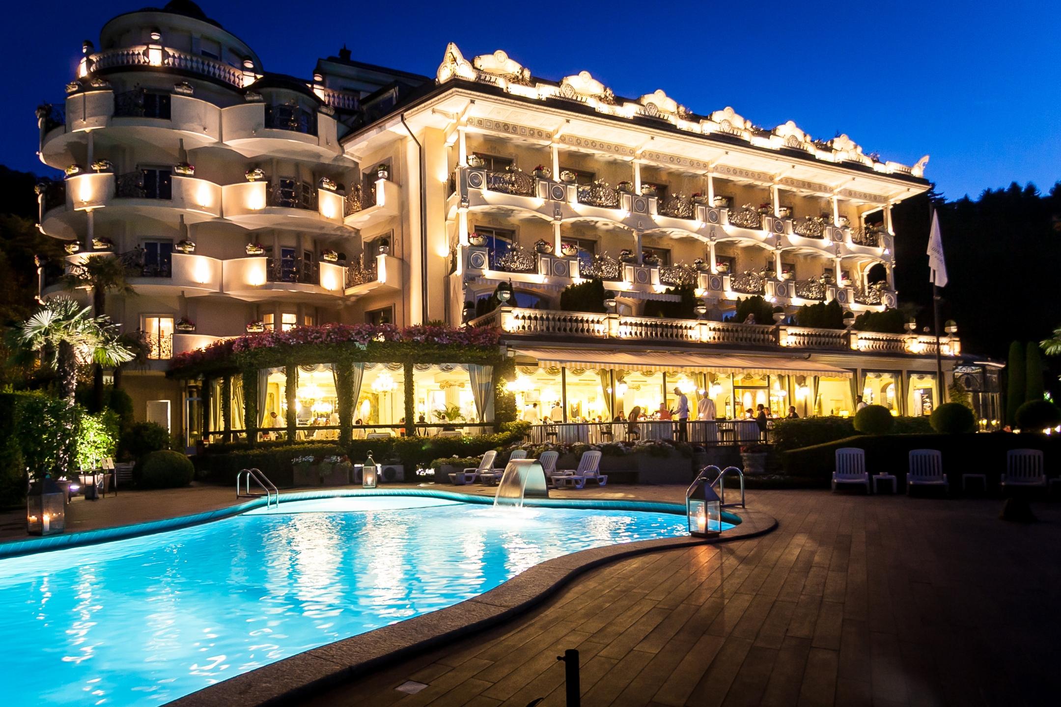 Hotel Villa E Palazzo Aminta Stresa Bagian luar foto