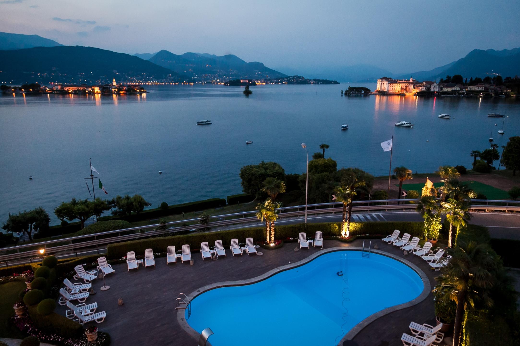 Hotel Villa E Palazzo Aminta Stresa Bagian luar foto