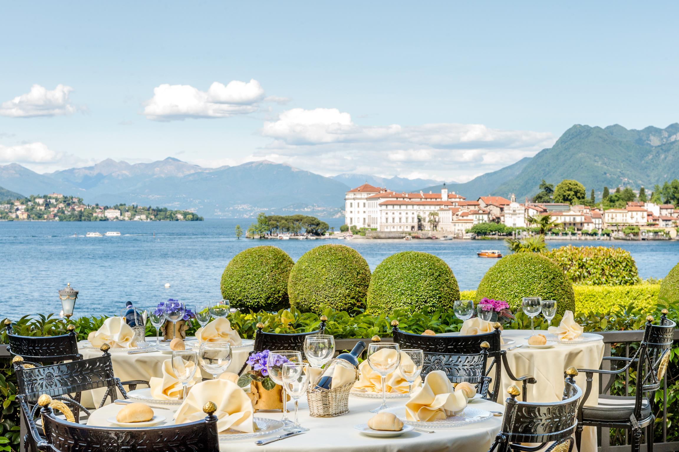 Hotel Villa E Palazzo Aminta Stresa Bagian luar foto