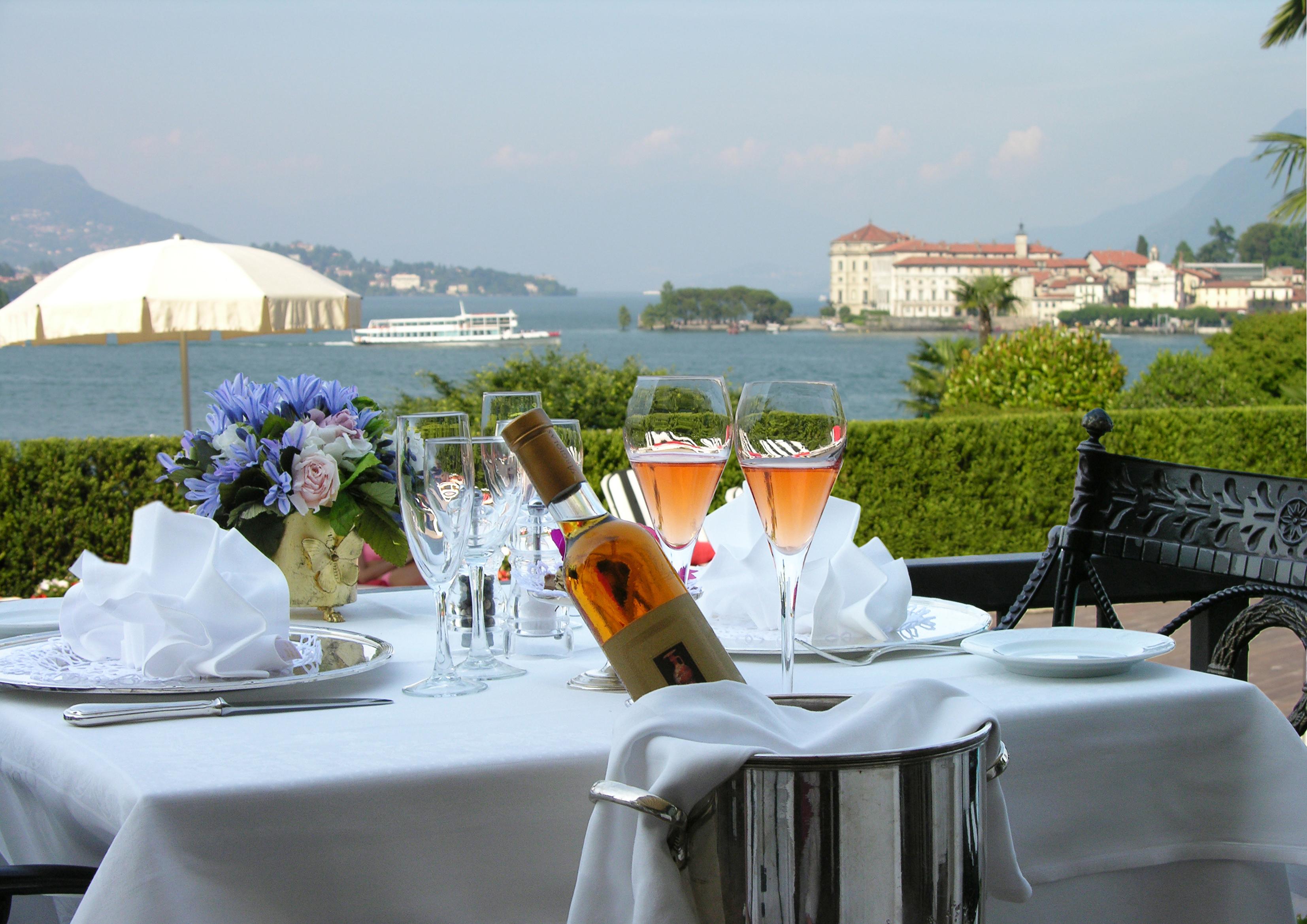 Hotel Villa E Palazzo Aminta Stresa Restoran foto
