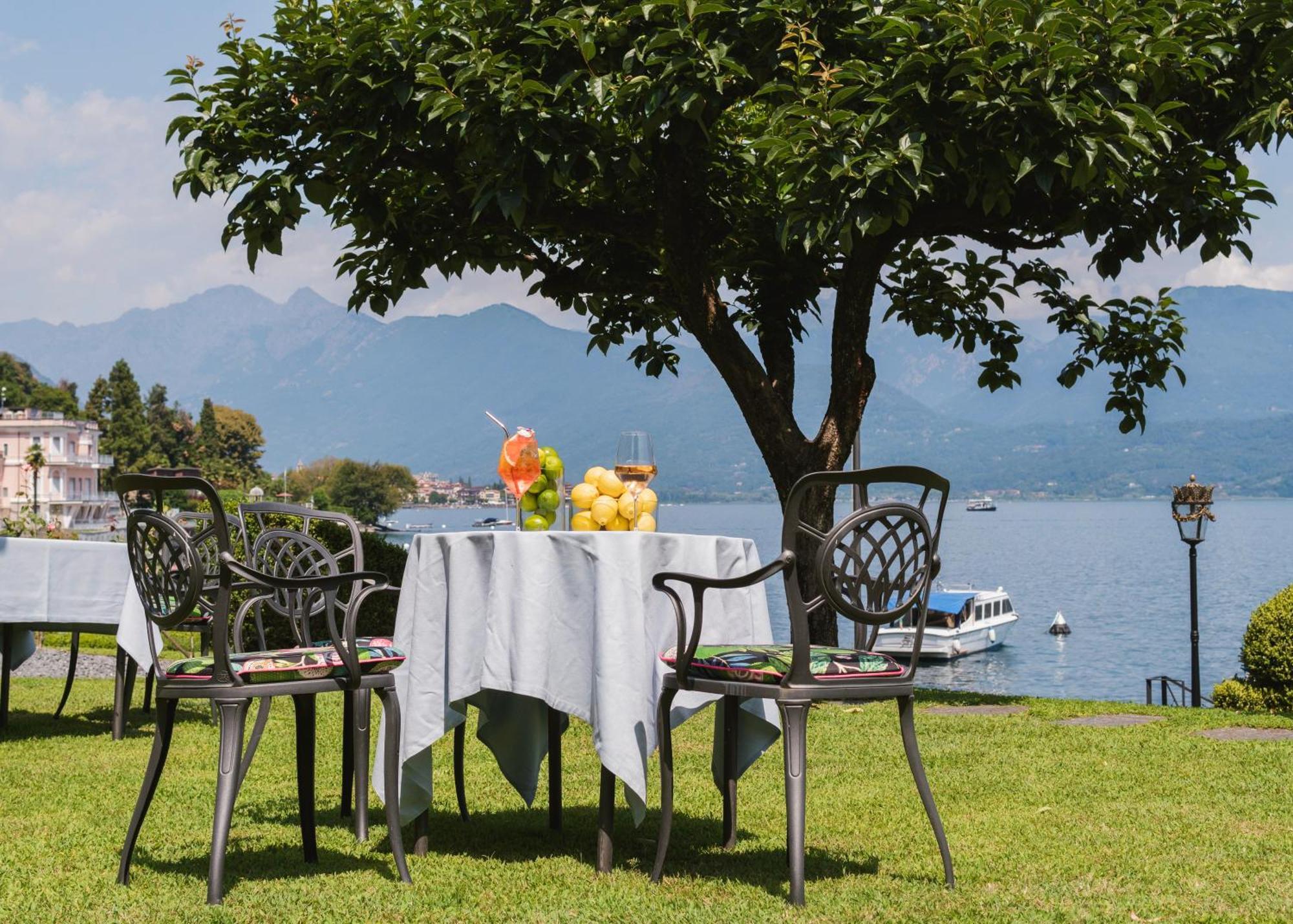 Hotel Villa E Palazzo Aminta Stresa Bagian luar foto