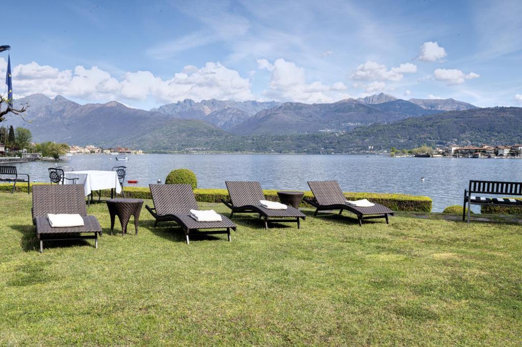 Hotel Villa E Palazzo Aminta Stresa Bagian luar foto