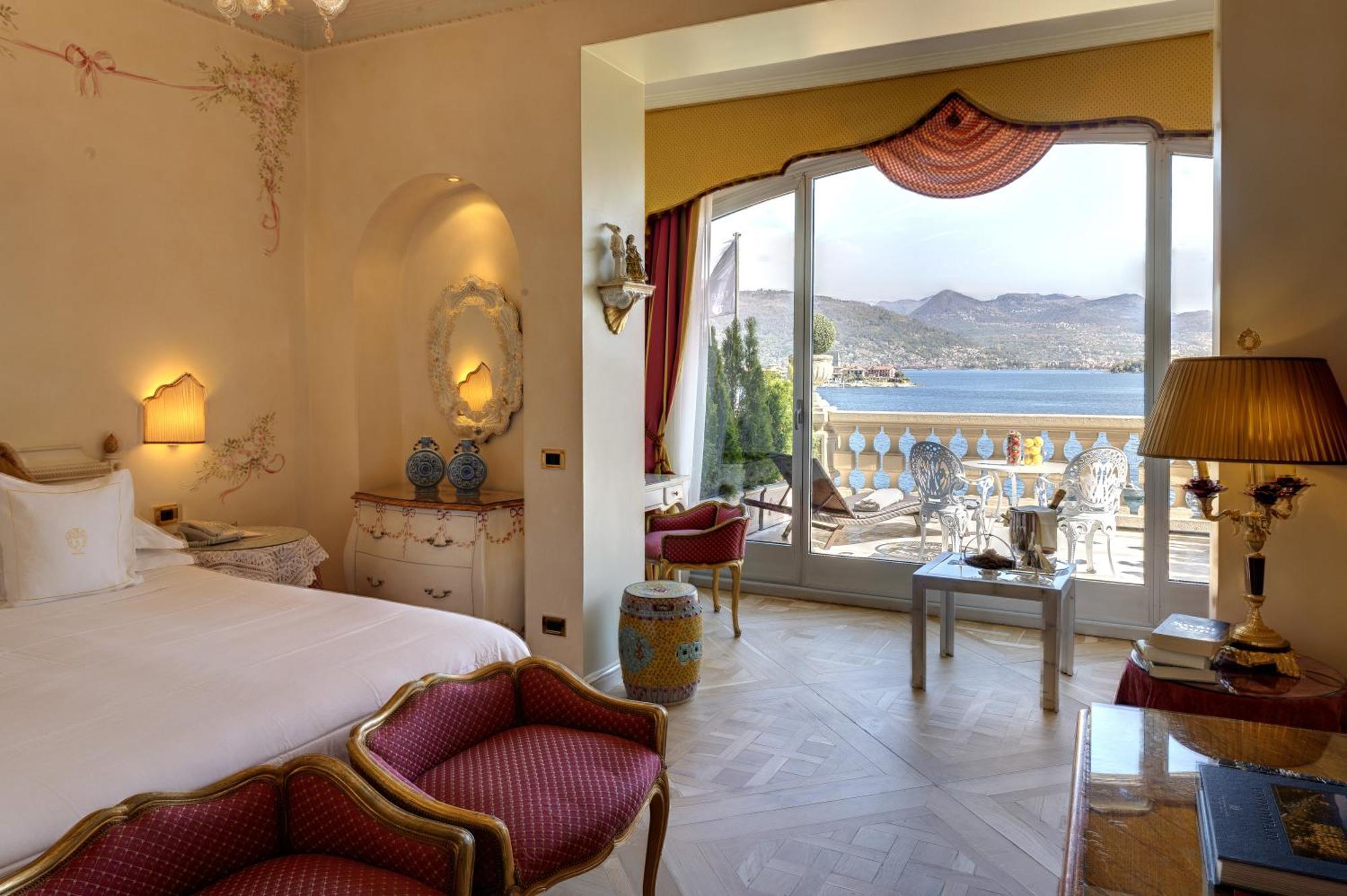 Hotel Villa E Palazzo Aminta Stresa Bagian luar foto